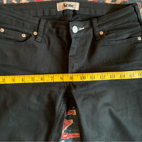 Acne Studios Kex Wet Black Jeans sz 29/34 - Picture 11 of 12